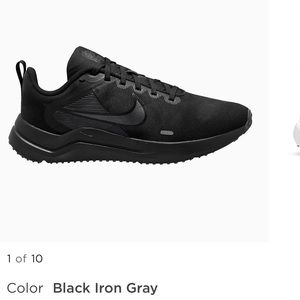 nike woman’s downshifter 11 black / size 8.5